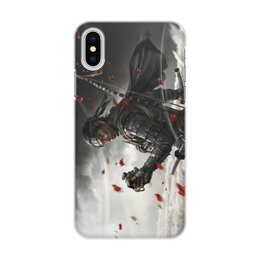 Заказать чехол для iPhone X/XS в Москве. Чехол для iPhone X/XS, объёмная печать Ghost of Tsushima от GeekFox  - готовые дизайны и нанесение принтов.