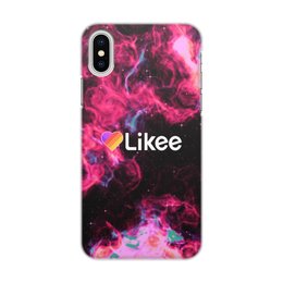 Заказать чехол для iPhone X/XS в Москве. Чехол для iPhone X/XS, объёмная печать Likee от THE_NISE  - готовые дизайны и нанесение принтов.