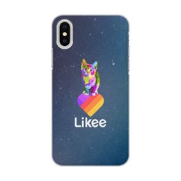 Заказать чехол для iPhone X/XS в Москве. Чехол для iPhone X/XS, объёмная печать Likee от THE_NISE  - готовые дизайны и нанесение принтов.