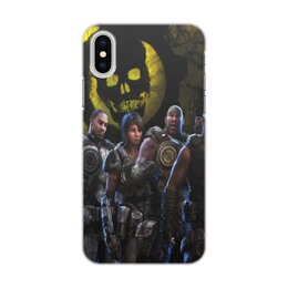 Заказать чехол для iPhone X/XS в Москве. Чехол для iPhone X/XS, объёмная печать Gears of War  от THE_NISE  - готовые дизайны и нанесение принтов.