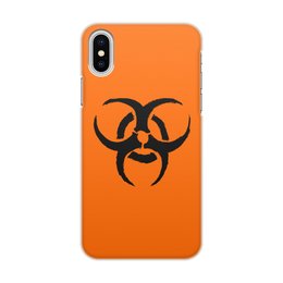 Заказать чехол для iPhone X/XS в Москве. Чехол для iPhone X/XS, объёмная печать Biohazard от THE_NISE  - готовые дизайны и нанесение принтов.