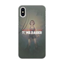 Заказать чехол для iPhone X/XS в Москве. Чехол для iPhone X/XS, объёмная печать Tomb Raider от THE_NISE  - готовые дизайны и нанесение принтов.