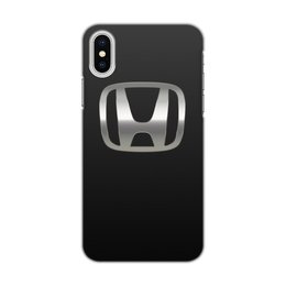 Заказать чехол для iPhone X/XS в Москве. Чехол для iPhone X/XS, объёмная печать HONDA  от DESIGNER   - готовые дизайны и нанесение принтов.