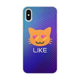 Заказать чехол для iPhone X/XS в Москве. Чехол для iPhone X/XS, объёмная печать Likee от THE_NISE  - готовые дизайны и нанесение принтов.