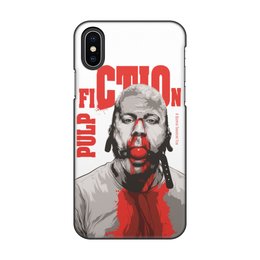 Заказать чехол для iPhone X/XS в Москве. Чехол для iPhone X/XS, объёмная печать Pulp Fiction (Брюс Уиллис) от Аня Лукьянова - готовые дизайны и нанесение принтов.