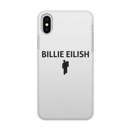 Заказать чехол для iPhone X/XS в Москве. Чехол для iPhone X/XS, объёмная печать Billie Eilish от DESIGNER   - готовые дизайны и нанесение принтов.