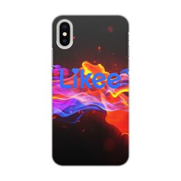 Заказать чехол для iPhone X/XS в Москве. Чехол для iPhone X/XS, объёмная печать Likee от THE_NISE  - готовые дизайны и нанесение принтов.