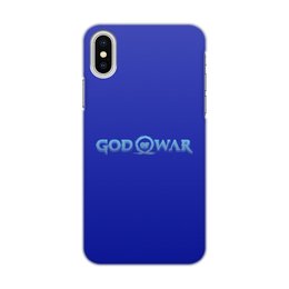 Заказать чехол для iPhone X/XS в Москве. Чехол для iPhone X/XS, объёмная печать God of War от THE_NISE  - готовые дизайны и нанесение принтов.