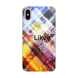 Заказать чехол для iPhone X/XS в Москве. Чехол для iPhone X/XS, объёмная печать Likee от THE_NISE  - готовые дизайны и нанесение принтов.