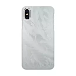 Заказать чехол для iPhone X/XS в Москве. Чехол для iPhone X/XS, объёмная печать Зимний узор  от Anstey  - готовые дизайны и нанесение принтов.