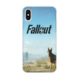 Заказать чехол для iPhone X/XS в Москве. Чехол для iPhone X/XS, объёмная печать Fallout от THE_NISE  - готовые дизайны и нанесение принтов.