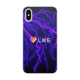 Заказать чехол для iPhone X/XS в Москве. Чехол для iPhone X/XS, объёмная печать Likee от THE_NISE  - готовые дизайны и нанесение принтов.