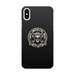 Заказать чехол для iPhone X/XS в Москве. Чехол для iPhone X/XS, объёмная печать motor club от THE_NISE  - готовые дизайны и нанесение принтов.