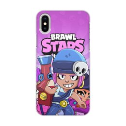 Заказать чехол для iPhone X/XS в Москве. Чехол для iPhone X/XS, объёмная печать BRAWL STARS PENNY  от geekbox - готовые дизайны и нанесение принтов.