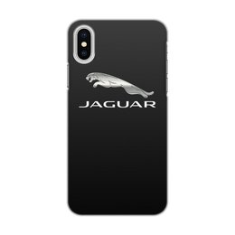 Заказать чехол для iPhone X/XS в Москве. Чехол для iPhone X/XS, объёмная печать JAGUAR  от DESIGNER   - готовые дизайны и нанесение принтов.