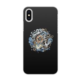 Заказать чехол для iPhone X/XS в Москве. Чехол для iPhone X/XS, объёмная печать Nautical от THE_NISE  - готовые дизайны и нанесение принтов.