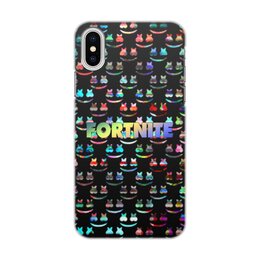 Заказать чехол для iPhone X/XS в Москве. Чехол для iPhone X/XS, объёмная печать  Marshmello Fortnite от THE_NISE  - готовые дизайны и нанесение принтов.