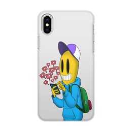 Заказать чехол для iPhone X/XS в Москве. Чехол для iPhone X/XS, объёмная печать Лайк! Лайк! Лайк! от Дана Столыпина - готовые дизайны и нанесение принтов.