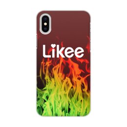 Заказать чехол для iPhone X/XS в Москве. Чехол для iPhone X/XS, объёмная печать Likee от THE_NISE  - готовые дизайны и нанесение принтов.