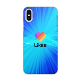 Заказать чехол для iPhone X/XS в Москве. Чехол для iPhone X/XS, объёмная печать Likee от THE_NISE  - готовые дизайны и нанесение принтов.