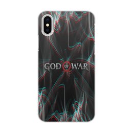 Заказать чехол для iPhone X/XS в Москве. Чехол для iPhone X/XS, объёмная печать God of War от THE_NISE  - готовые дизайны и нанесение принтов.