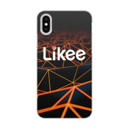 Заказать чехол для iPhone X/XS в Москве. Чехол для iPhone X/XS, объёмная печать Likee от THE_NISE  - готовые дизайны и нанесение принтов.