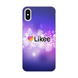 Заказать чехол для iPhone X/XS в Москве. Чехол для iPhone X/XS, объёмная печать Likee от THE_NISE  - готовые дизайны и нанесение принтов.