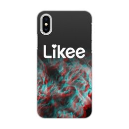 Заказать чехол для iPhone X/XS в Москве. Чехол для iPhone X/XS, объёмная печать Likee от THE_NISE  - готовые дизайны и нанесение принтов.