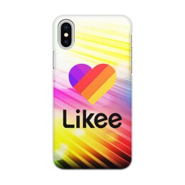 Заказать чехол для iPhone X/XS в Москве. Чехол для iPhone X/XS, объёмная печать Likee от THE_NISE  - готовые дизайны и нанесение принтов.