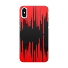 Заказать чехол для iPhone X/XS в Москве. Чехол для iPhone X/XS, объёмная печать Звуковая волна от THE_NISE  - готовые дизайны и нанесение принтов.