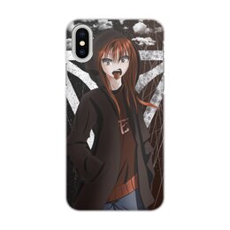Заказать чехол для iPhone X/XS в Москве. Чехол для iPhone X/XS, объёмная печать Настроение Брэ от Дана Столыпина - готовые дизайны и нанесение принтов.