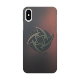 Заказать чехол для iPhone X/XS в Москве. Чехол для iPhone X/XS, объёмная печать Ninjas in Pyjamas от magnet1k magnet1k - готовые дизайны и нанесение принтов.