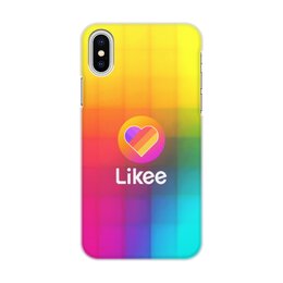 Заказать чехол для iPhone X/XS в Москве. Чехол для iPhone X/XS, объёмная печать Likee от THE_NISE  - готовые дизайны и нанесение принтов.