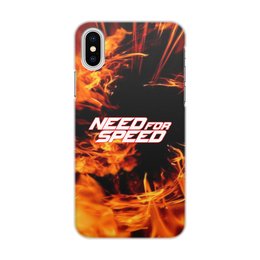 Заказать чехол для iPhone X/XS в Москве. Чехол для iPhone X/XS, объёмная печать Need for Speed от THE_NISE  - готовые дизайны и нанесение принтов.