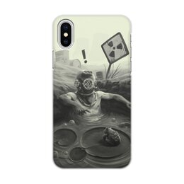 Заказать чехол для iPhone X/XS в Москве. Чехол для iPhone X/XS, объёмная печать Мир в котором мы живем от Дана Столыпина - готовые дизайны и нанесение принтов.