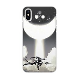 Заказать чехол для iPhone X/XS в Москве. Чехол для iPhone X/XS, объёмная печать Лучезарный Восход Луны от Дана Столыпина - готовые дизайны и нанесение принтов.