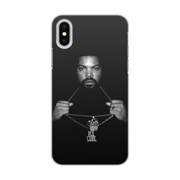 Заказать чехол для iPhone X/XS в Москве. Чехол для iPhone X/XS, объёмная печать Ice Cube от skynatural - готовые дизайны и нанесение принтов.