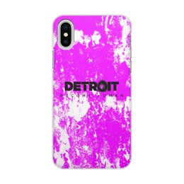 Заказать чехол для iPhone X/XS в Москве. Чехол для iPhone X/XS, объёмная печать Detroit от THE_NISE  - готовые дизайны и нанесение принтов.