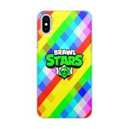 Заказать чехол для iPhone X/XS в Москве. Чехол для iPhone X/XS, объёмная печать Brawl Stars от THE_NISE  - готовые дизайны и нанесение принтов.