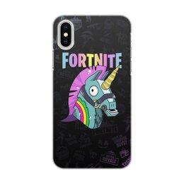 Заказать чехол для iPhone X/XS в Москве. Чехол для iPhone X/XS, объёмная печать FORTNITE от geekbox - готовые дизайны и нанесение принтов.