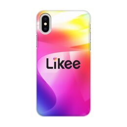 Заказать чехол для iPhone X/XS в Москве. Чехол для iPhone X/XS, объёмная печать Likee от THE_NISE  - готовые дизайны и нанесение принтов.