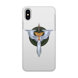 Заказать чехол для iPhone X/XS в Москве. Чехол для iPhone X/XS, объёмная печать Dark Angels от GeekFox  - готовые дизайны и нанесение принтов.