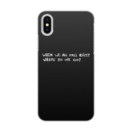 Заказать чехол для iPhone X/XS в Москве. Чехол для iPhone X/XS, объёмная печать Billie Eilish от DESIGNER   - готовые дизайны и нанесение принтов.