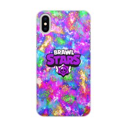 Заказать чехол для iPhone X/XS в Москве. Чехол для iPhone X/XS, объёмная печать Brawl Stars от THE_NISE  - готовые дизайны и нанесение принтов.