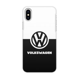 Заказать чехол для iPhone X/XS в Москве. Чехол для iPhone X/XS, объёмная печать Volkswagen от THE_NISE  - готовые дизайны и нанесение принтов.