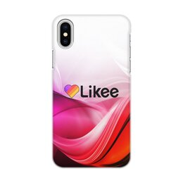 Заказать чехол для iPhone X/XS в Москве. Чехол для iPhone X/XS, объёмная печать Likee от THE_NISE  - готовые дизайны и нанесение принтов.