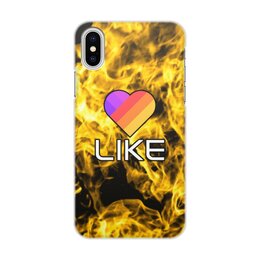 Заказать чехол для iPhone X/XS в Москве. Чехол для iPhone X/XS, объёмная печать Likee от THE_NISE  - готовые дизайны и нанесение принтов.