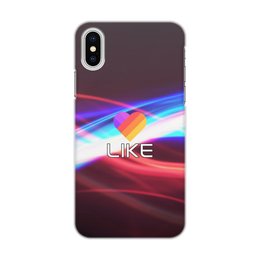 Заказать чехол для iPhone X/XS в Москве. Чехол для iPhone X/XS, объёмная печать Likee от THE_NISE  - готовые дизайны и нанесение принтов.