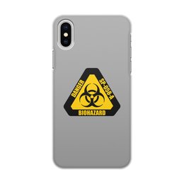 Заказать чехол для iPhone X/XS в Москве. Чехол для iPhone X/XS, объёмная печать Biohazard от THE_NISE  - готовые дизайны и нанесение принтов.