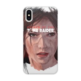 Заказать чехол для iPhone X/XS в Москве. Чехол для iPhone X/XS, объёмная печать Tomb Raider от THE_NISE  - готовые дизайны и нанесение принтов.